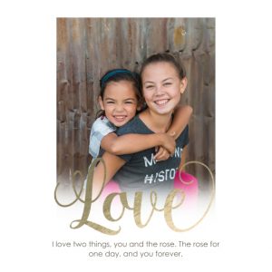 Just Because I Love You Greeting Card