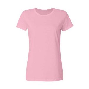 Misses Relaxed Fit Fruit of the Loom Midweight Tee (CLASSIC PINK)