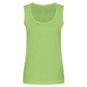 Misses Relaxed Fit LAT Scoopneck Tank Top (KEY LIME)